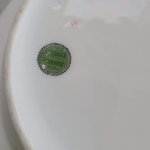 Limoges France Antique China Serving Bowl - Picture 11 of 11